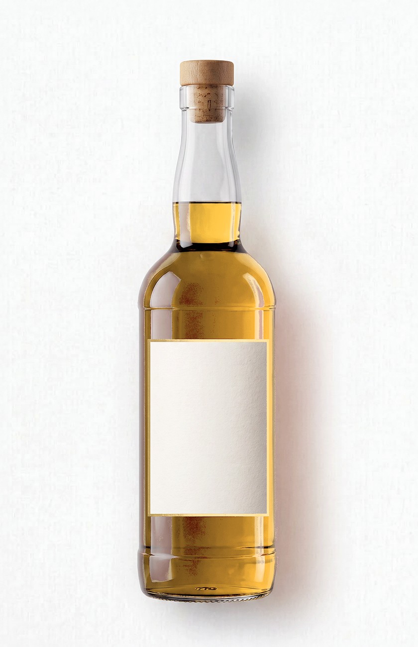 Tobermory 2008 single cask whisky bottle, view 2